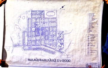Müang Sing  town map 2000