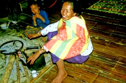Ban Chiang Khaeng, kitchen in the bamboo hut 1